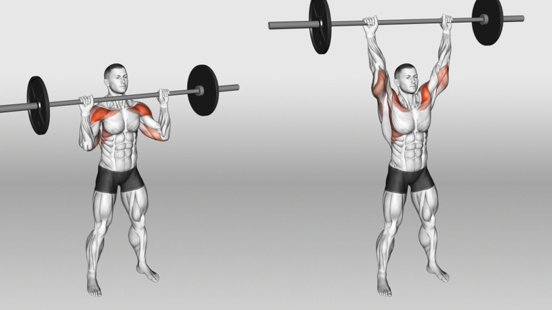 Overhead Press – Đẩy tạ đòn qua đầu