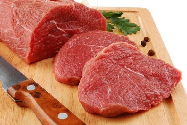 Thịt bò nạc chiếm ưu thế về hàm lượng protein cao