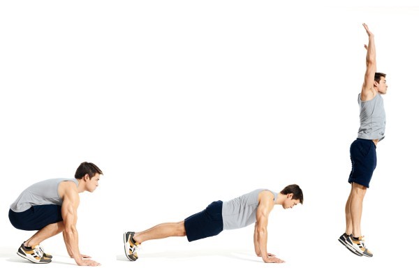 Bài tập Rotational – Jump Burpee