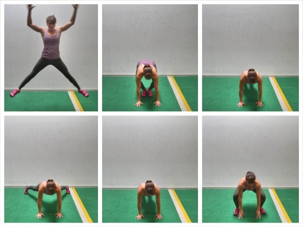 Bài tập Push Up Jack Burpee