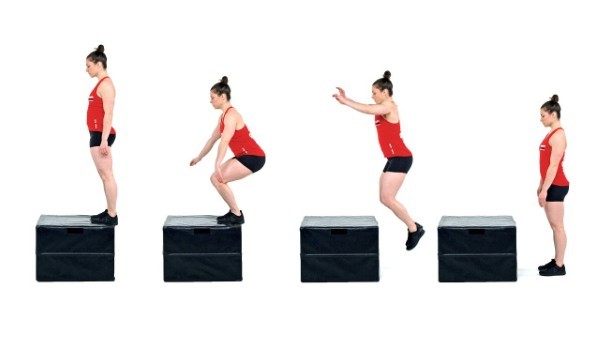 Bài tập On-Box Jumps