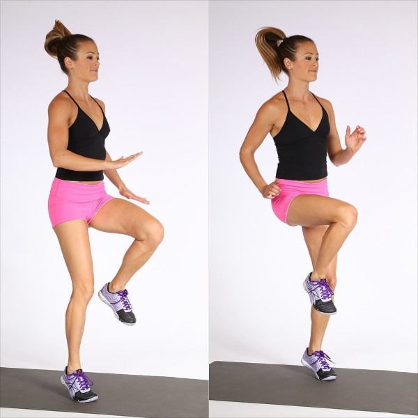 Chạy Nâng Cao Gối (High Knees)