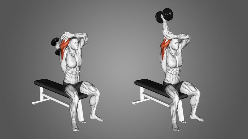 Duỗi tay sau nằm sấp (prone triceps extension)
