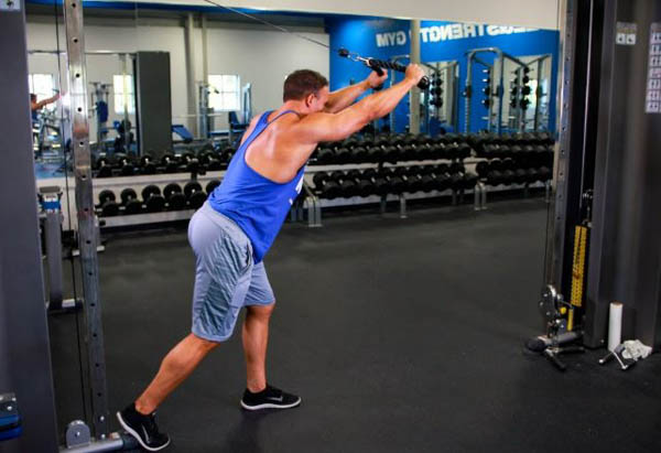 Cable Overhead Tricep Extension