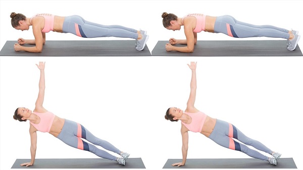 Plank với trọng tâm vào cẳng tay