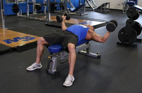 Flat Bench Fly - Xòe tay ngang trên ghế phẳng